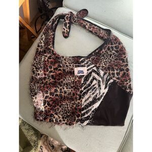 Kozan by MK & Hydra Edition Women's Leopard Print Shoulder Bag Multicolor